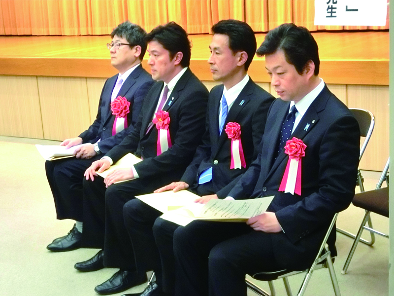 小川先生と３名の国会議員